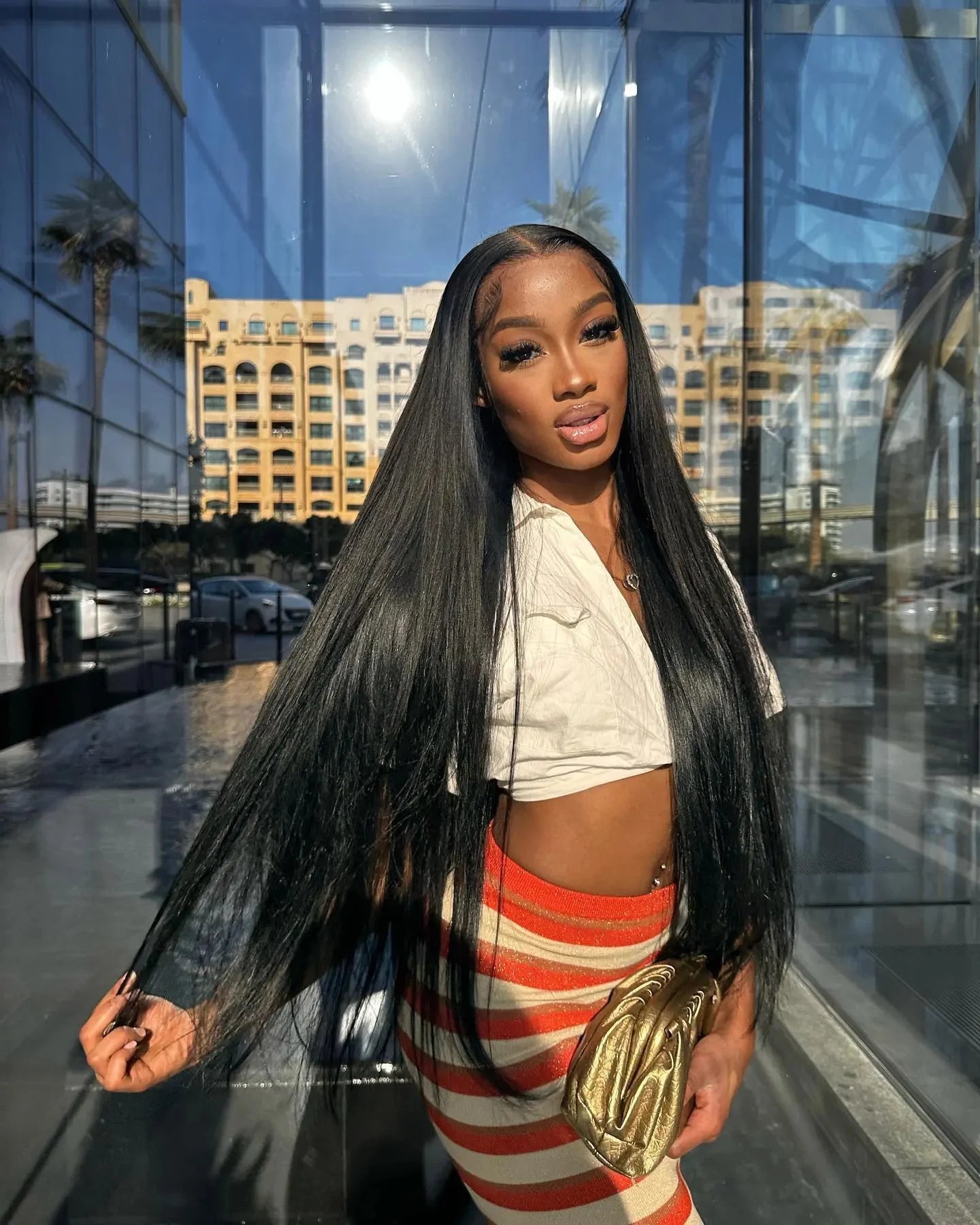 HD 13x6 Bone Straight Lace Front Human Hair Wig