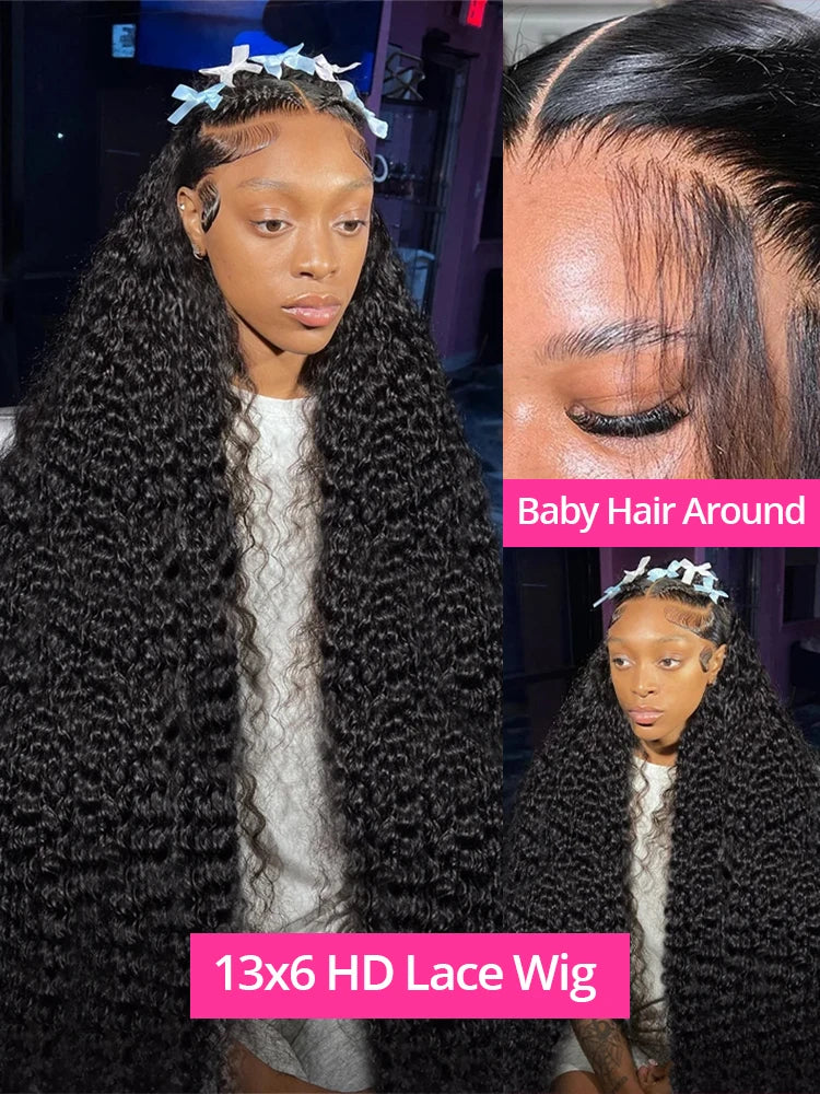 Deep Wave Frontal Wig
