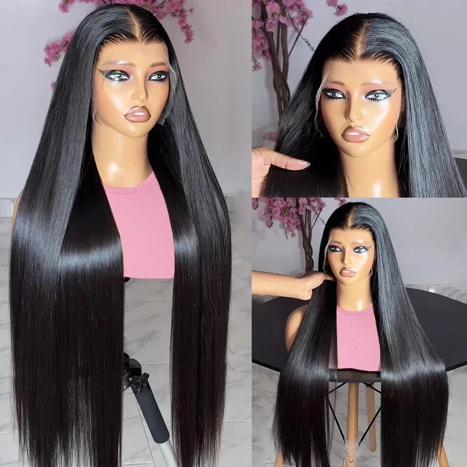 HD 13x6 Bone Straight Lace Front Human Hair Wig