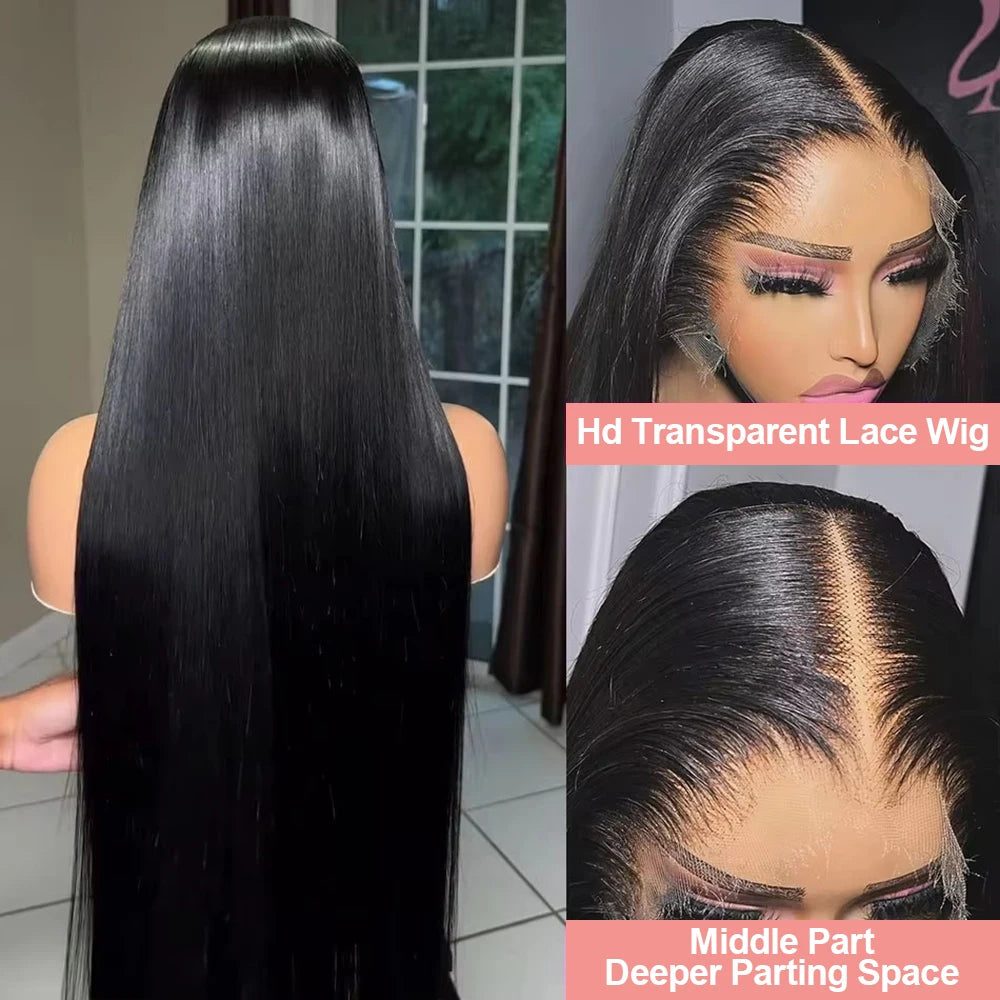 HD 13x6 Bone Straight Lace Front Human Hair Wig