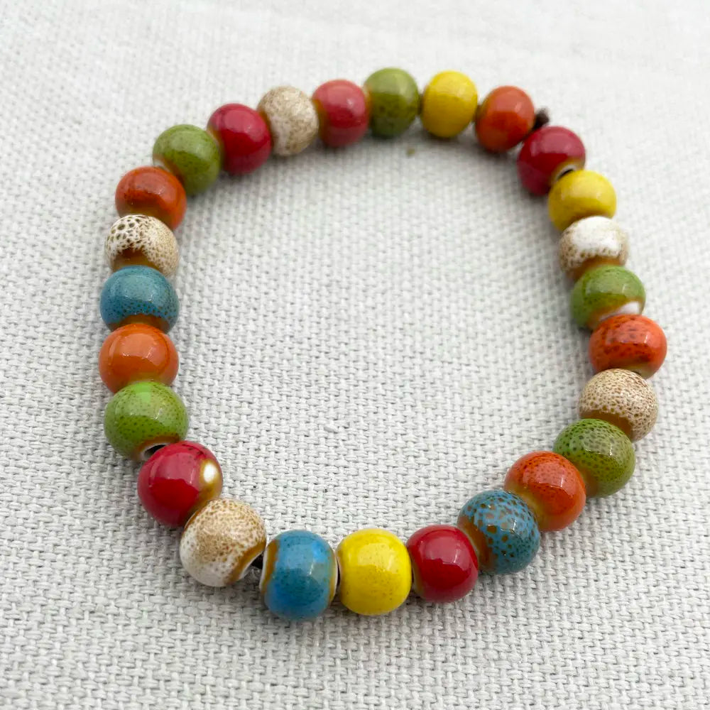 Ceramic Beads Retro  Bracelet