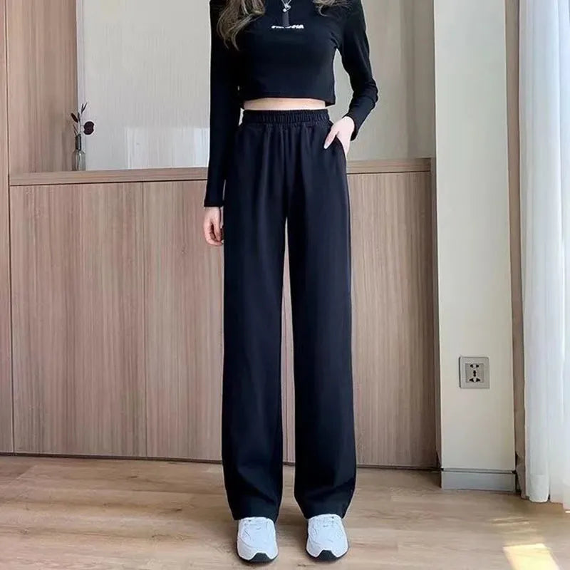 Black Gray Sweatpants