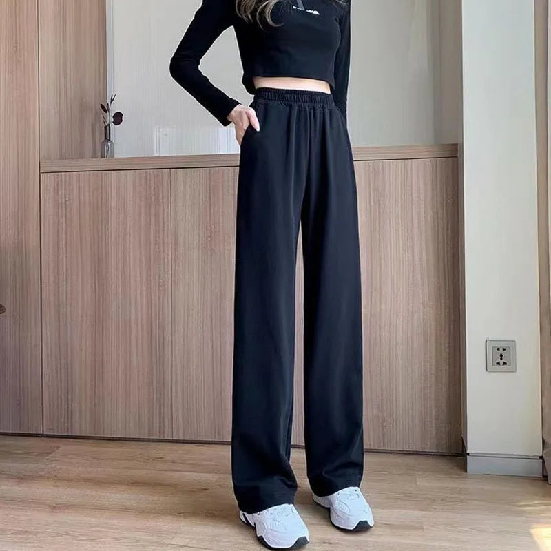 Black Gray Sweatpants