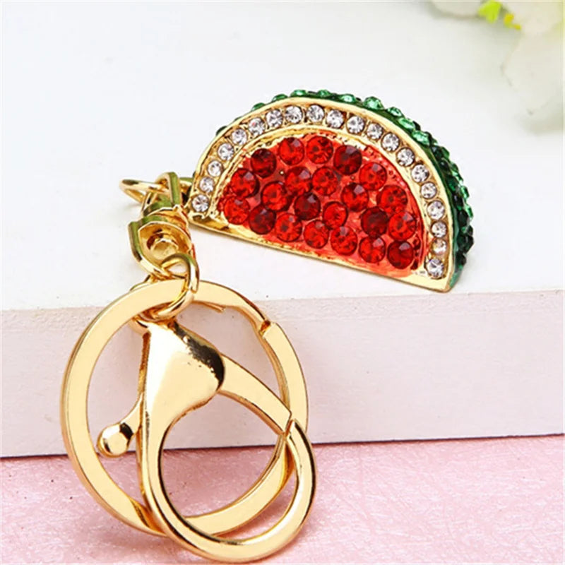 Rhinestone Alloy Key Rings