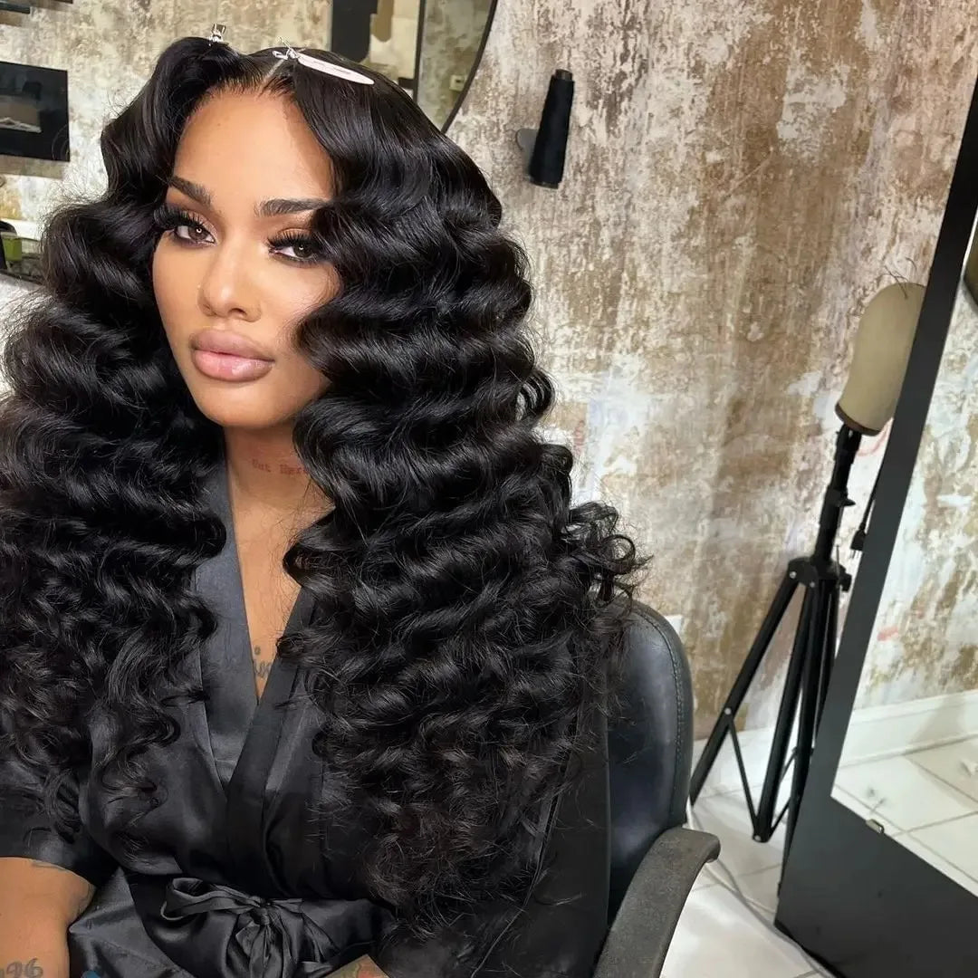 Transparent Human Hair Wig