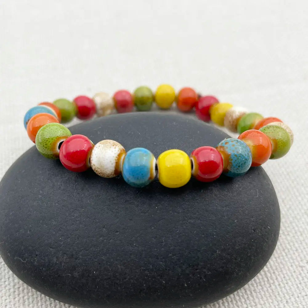 Ceramic Beads Retro  Bracelet