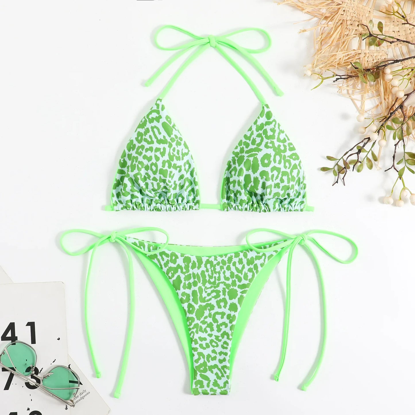 Mini Leopard Bikinis