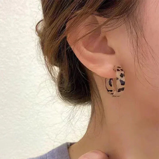 Acrylic Hoop Earrings