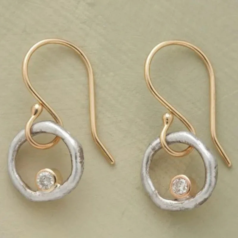 Round Dangle Earrings