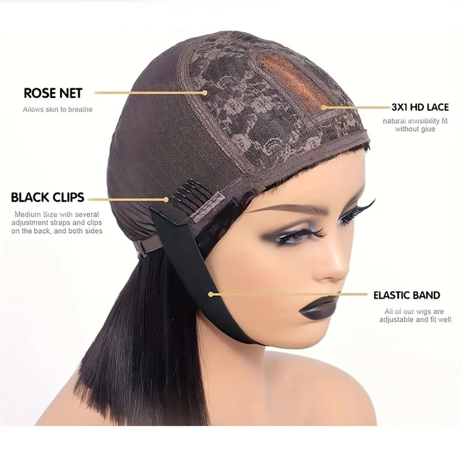 Straight Human Hair Wig