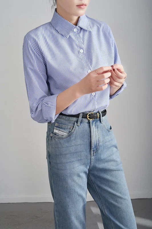 Blue Striped Shirt