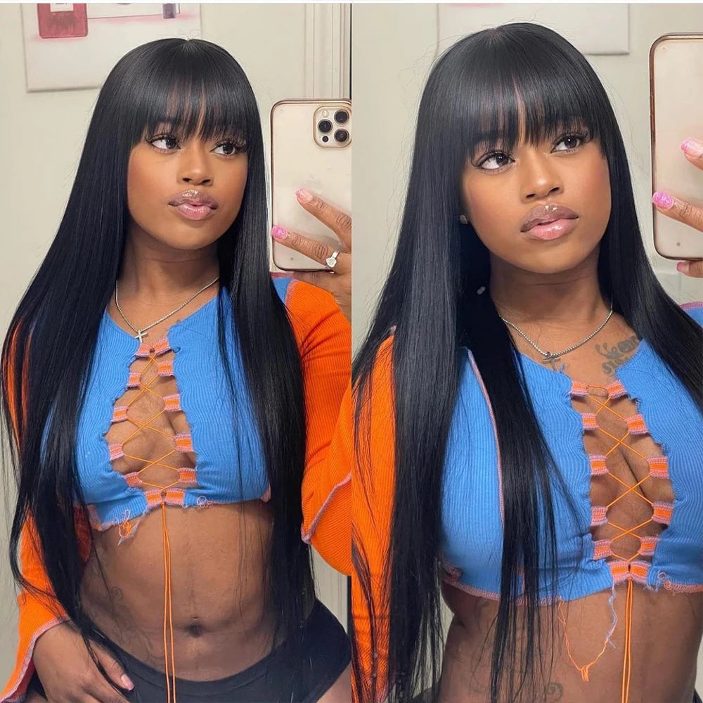Straight Human Hair Wig