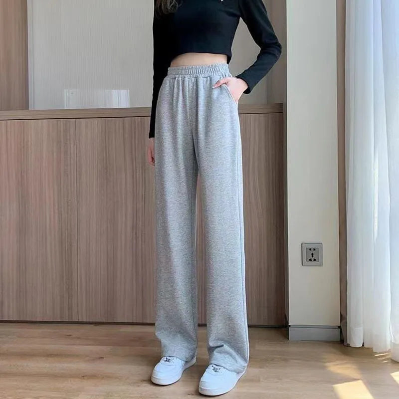 Black Gray Sweatpants