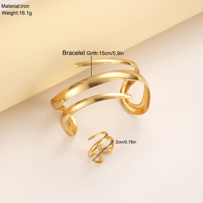 European And American Thick Bracelet