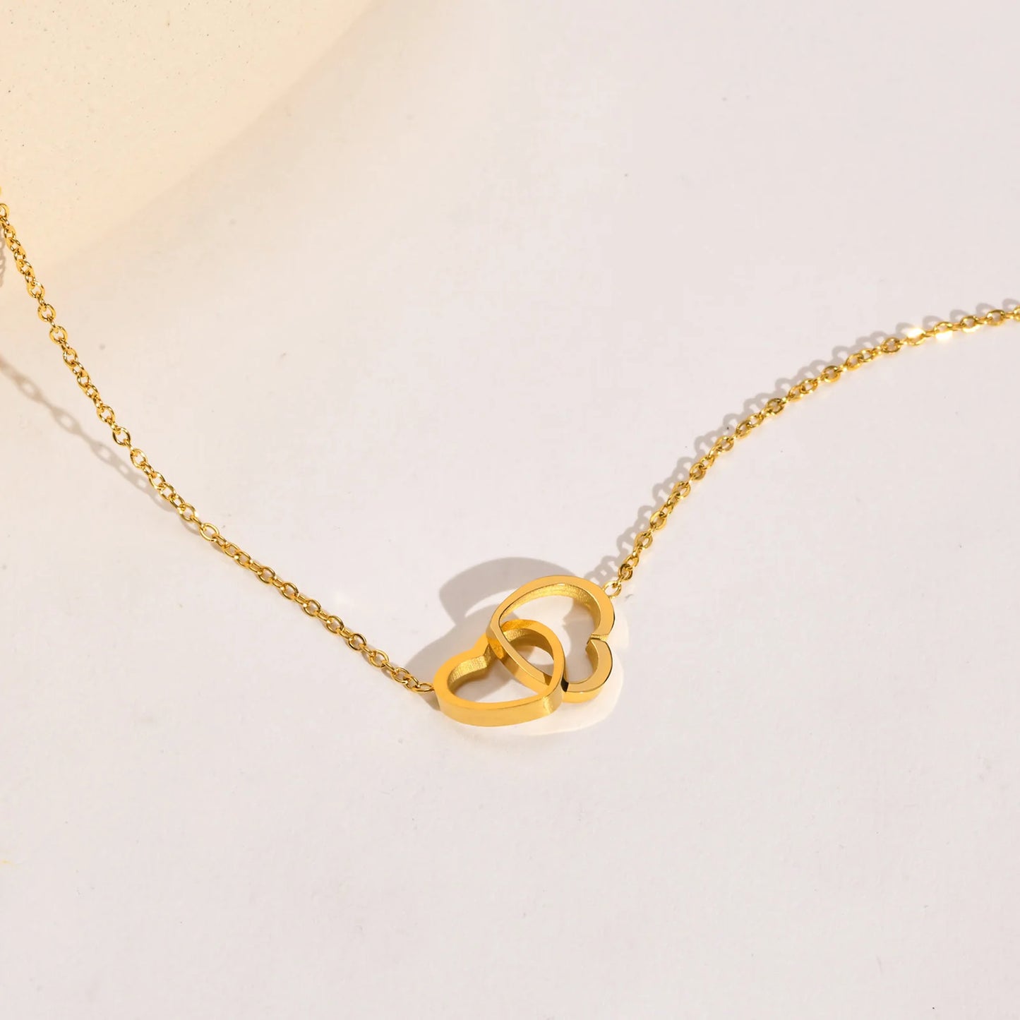 Intertwined Heart Necklace