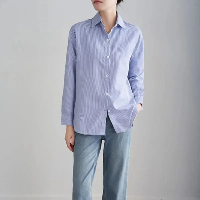 Blue Striped Shirt